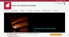 Desktop Screenshot of pauluskirche-ergolding.de